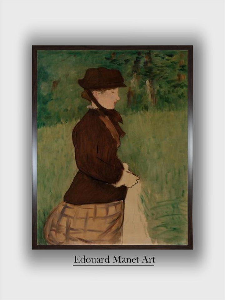 Young Woman in a Garden, 1879 by Edouard Manet