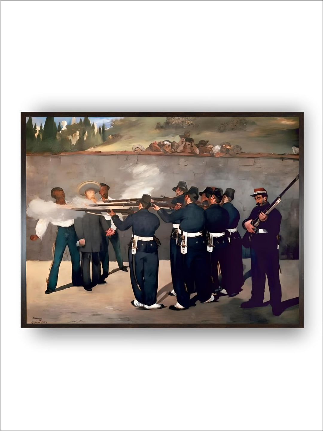 The Execution of Emperor Maximilian. 1867-1868 by Edouard Manet