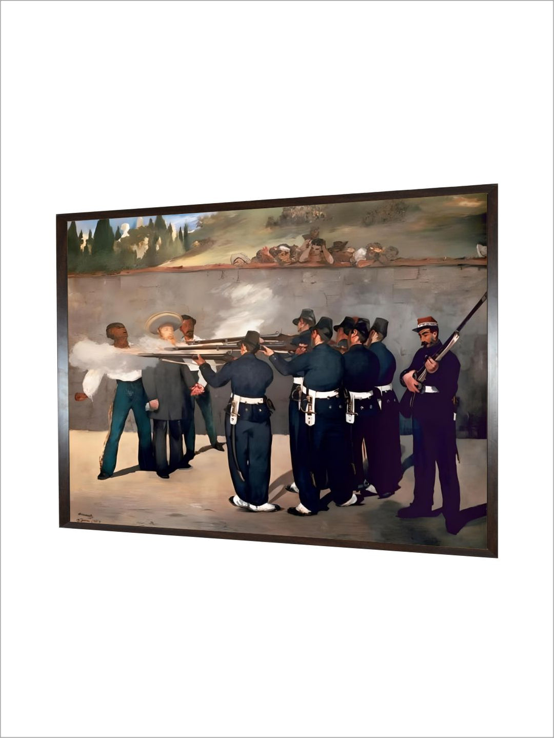 The Execution of Emperor Maximilian. 1867-1868 by Edouard Manet