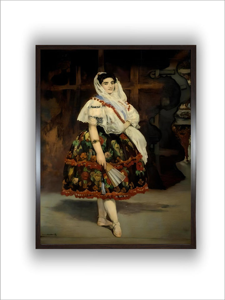 Portrait of Lola de Valencia the dancer Lola Melea  by Edouard Manet