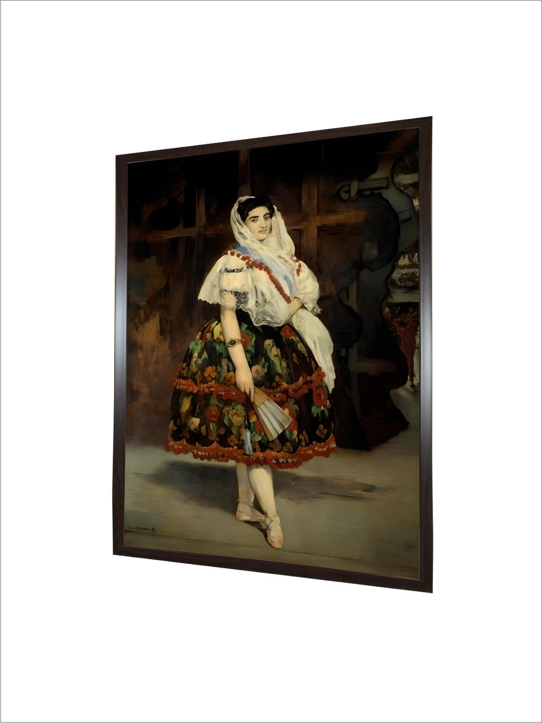 Portrait of Lola de Valencia the dancer Lola Melea  by Edouard Manet