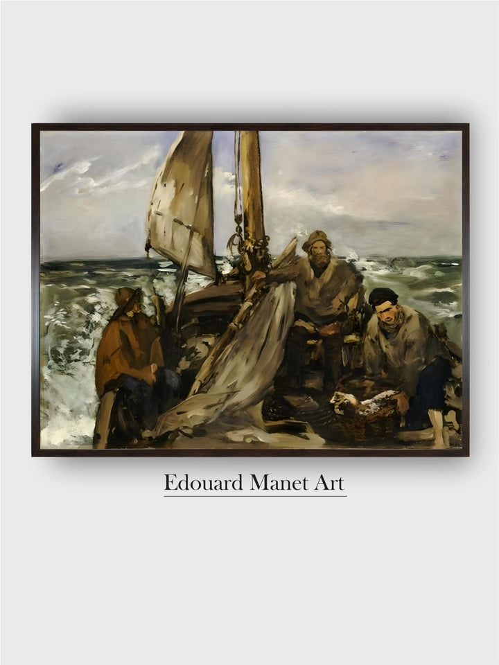 The Workers of the Sea, 1873 by Edouard Manet