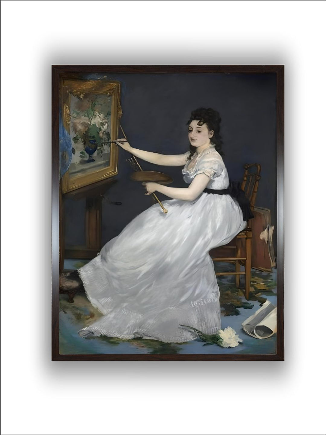 Eva Gonzales by Edouard Manet by Edouard Manet