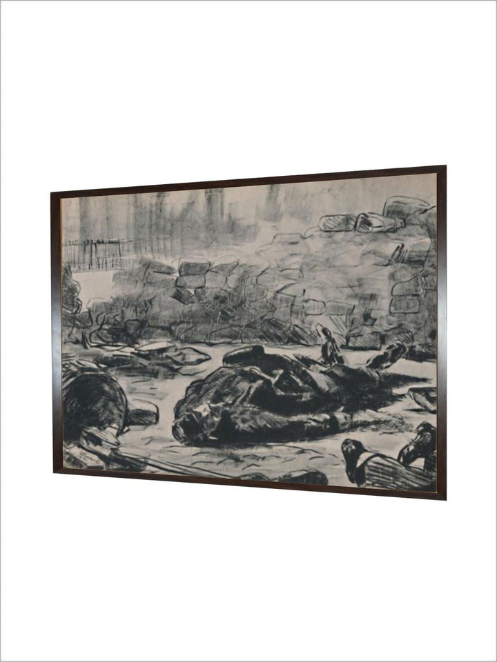 The Barricade', c.1871-1873, (1946) by Edouard Manet