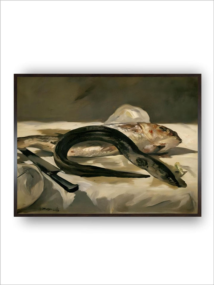 Anguille et rouget-Eel and mullet, 1864 by Edouard Manet