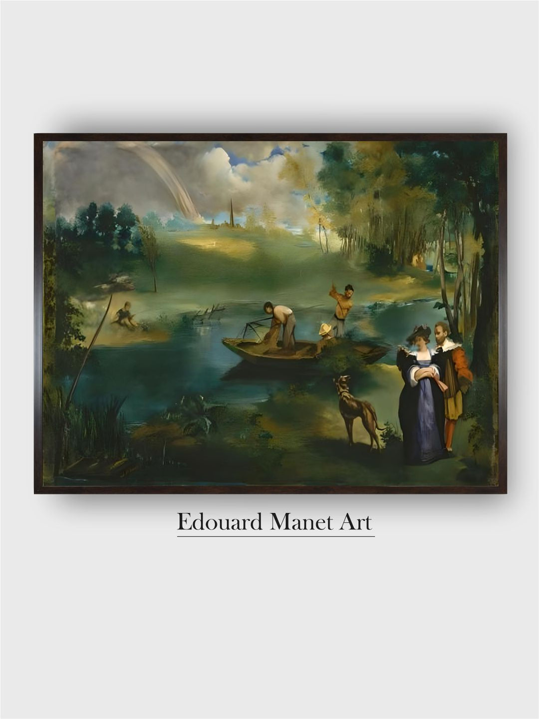 Fishing, c.1862-63 by Edouard Manet