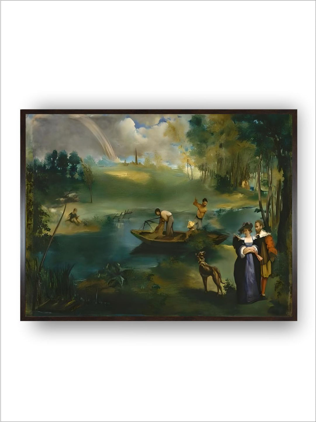 Fishing, c.1862-63 by Edouard Manet