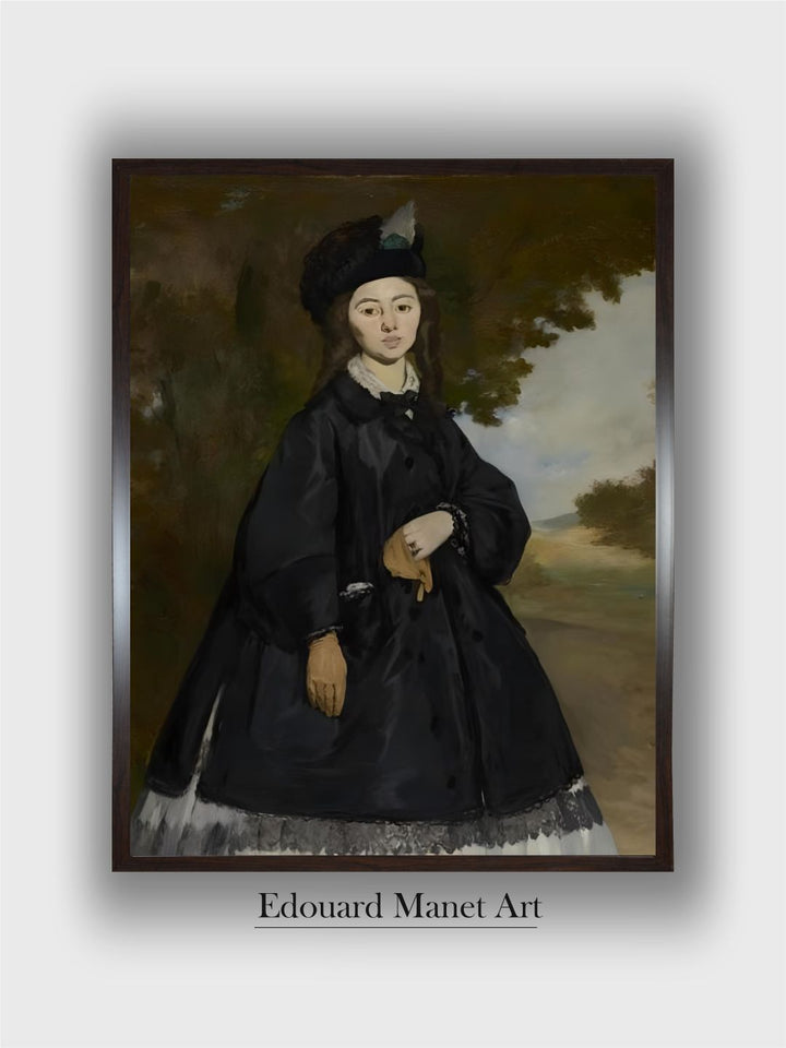 Portrait of Madame Brunet, c.1861-3 by Edouard Manet