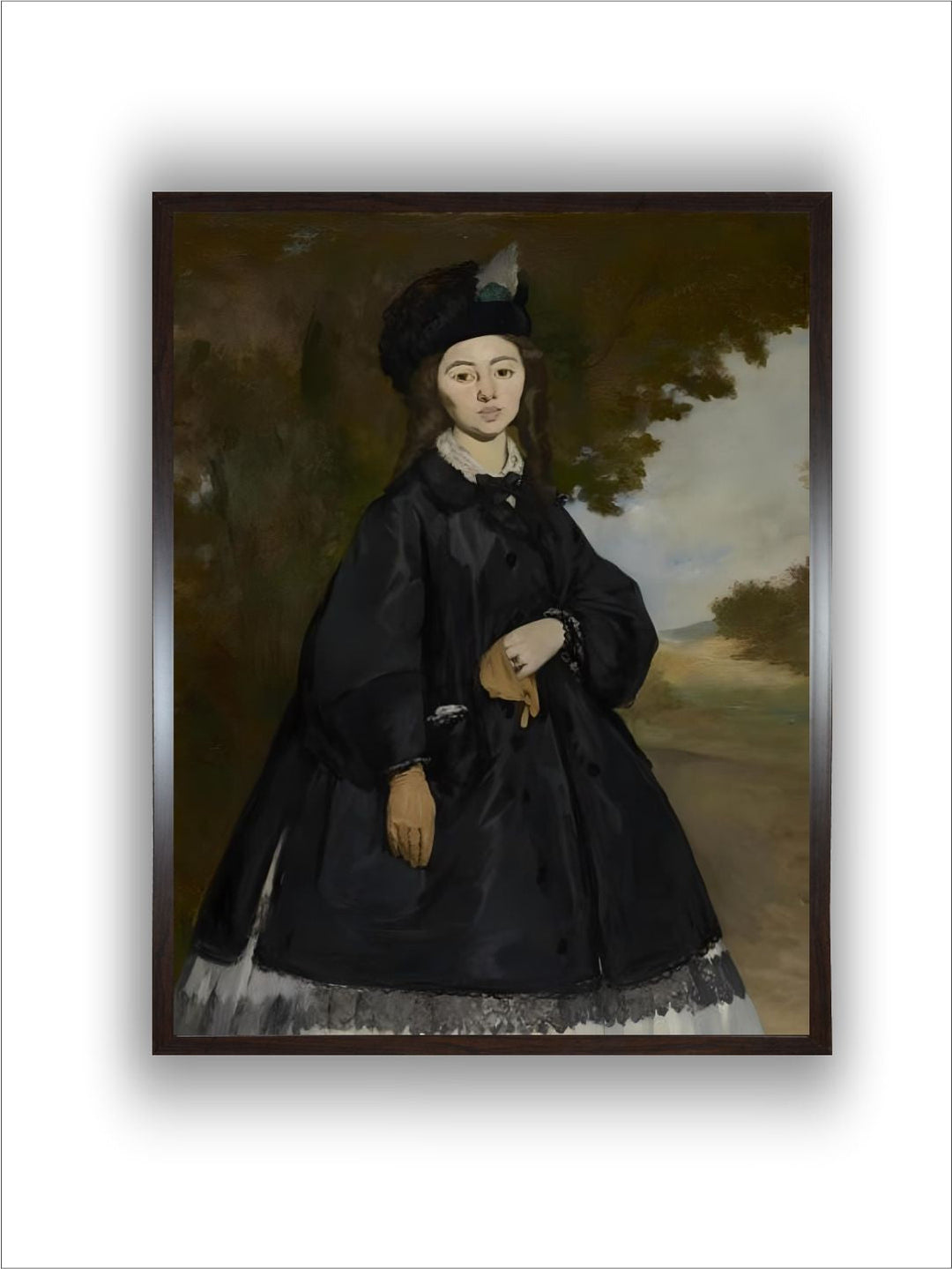 Portrait of Madame Brunet, c.1861-3 by Edouard Manet