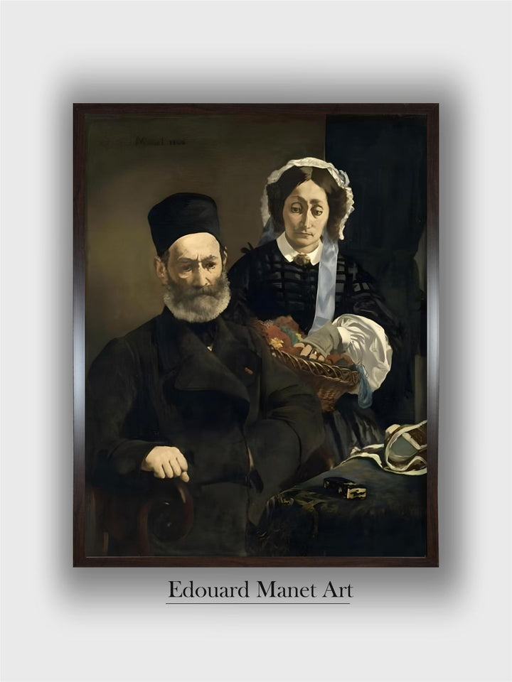 Monsieur and Madame Auguste Manet by Edouard Manet