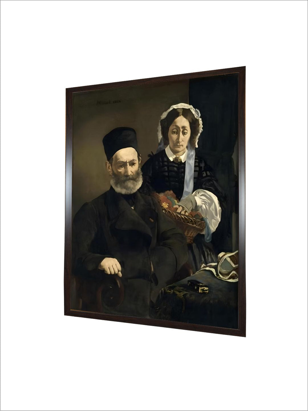 Monsieur and Madame Auguste Manet by Edouard Manet