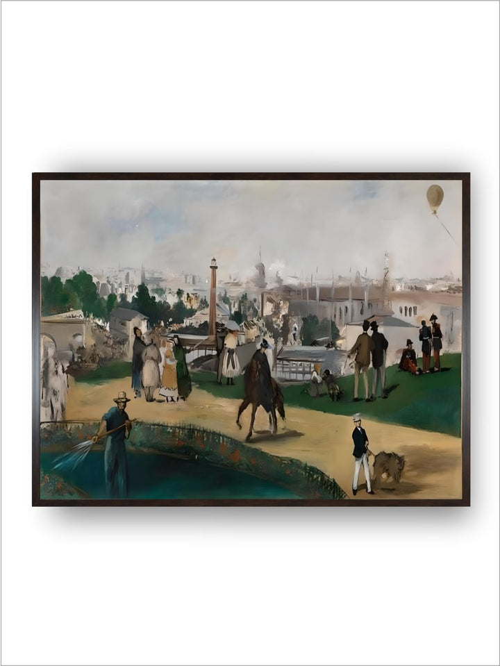 A View of the 1867 Exposition Universelle in Paris by Edouard Manet