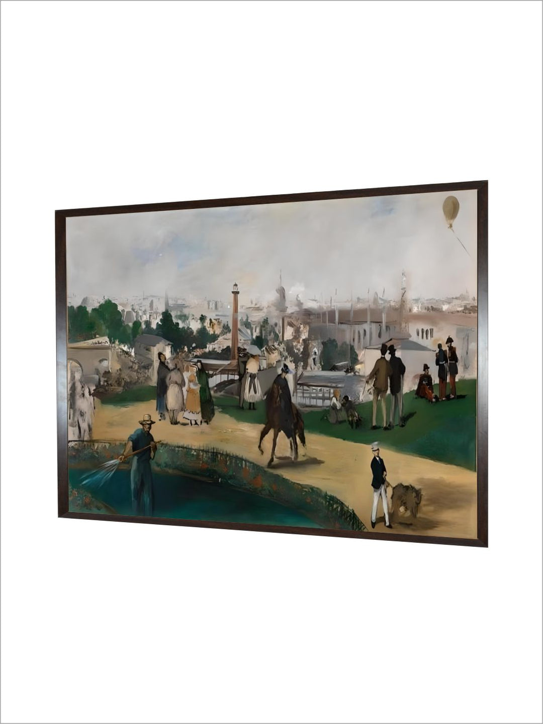 A View of the 1867 Exposition Universelle in Paris by Edouard Manet