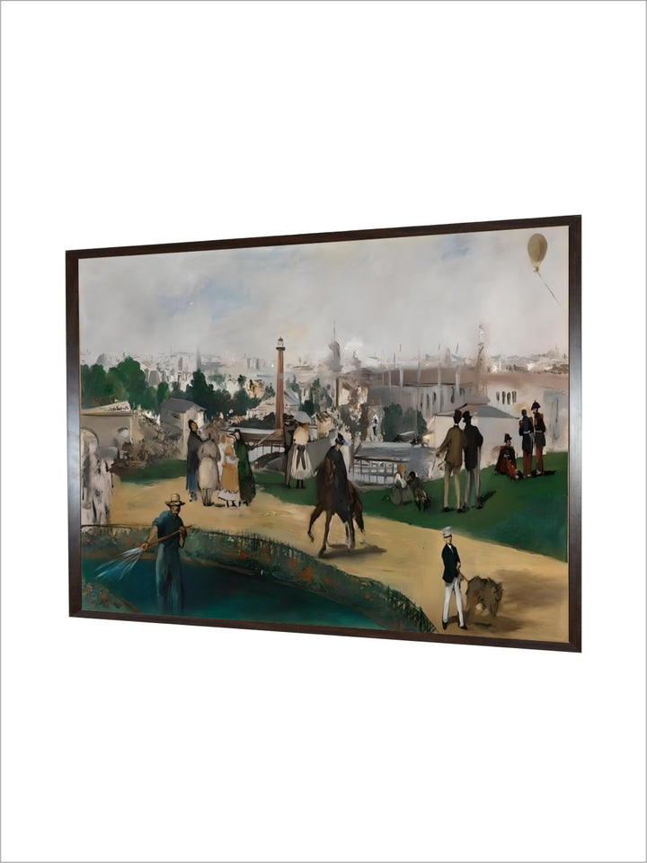 A View of the 1867 Exposition Universelle in Paris by Edouard Manet