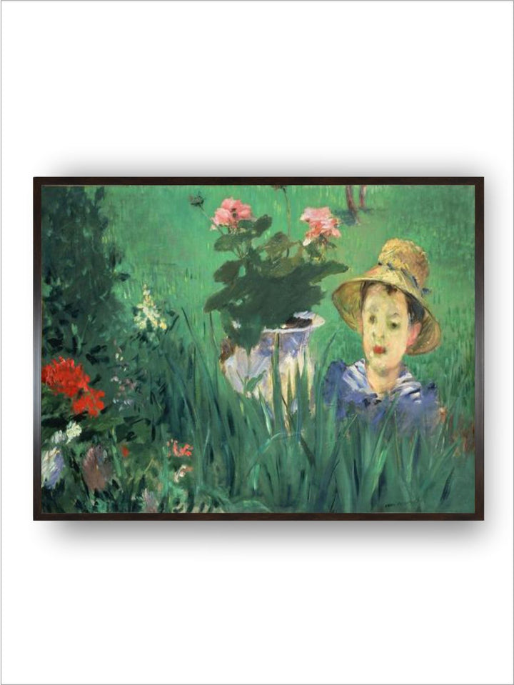 Boy in Flowers (Jacques Hosched), 1876 by Edouard Manet