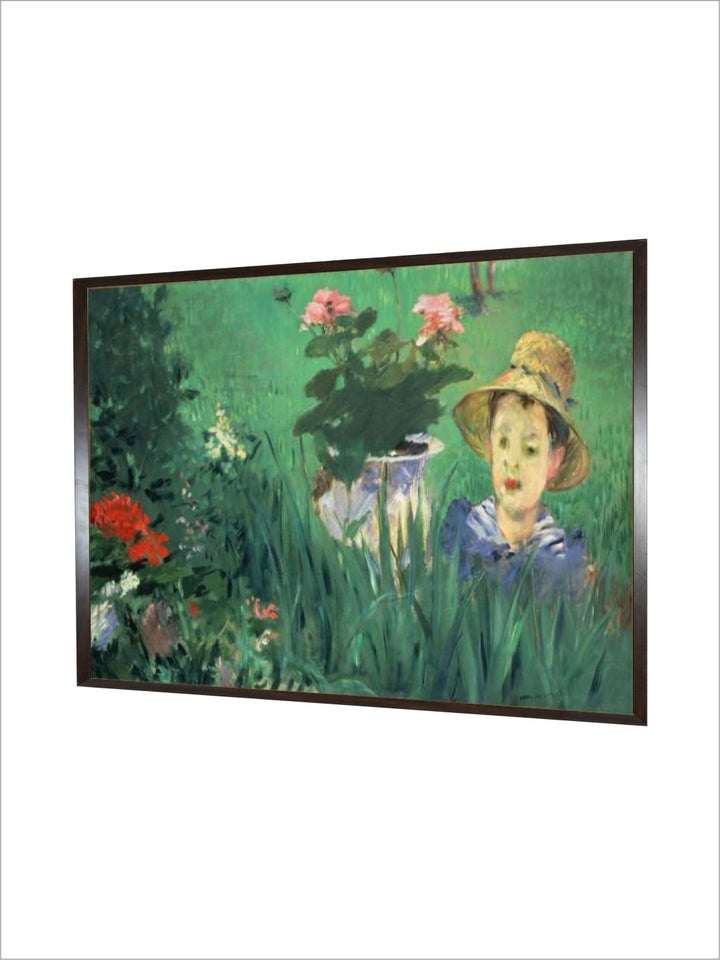 Boy in Flowers (Jacques Hosched), 1876 by Edouard Manet