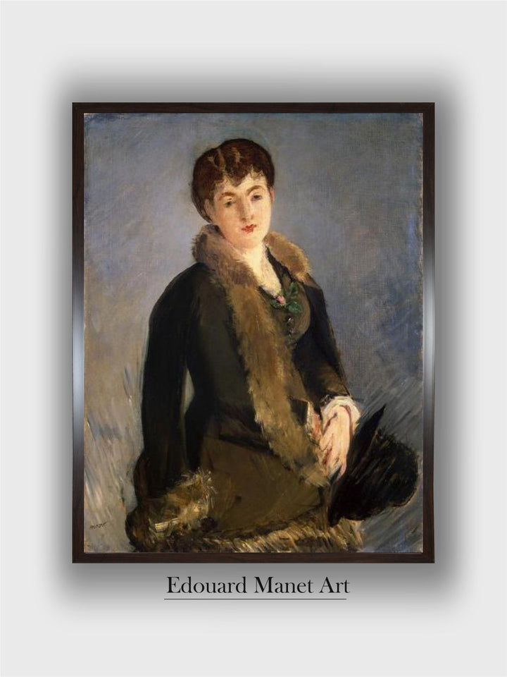 Portrait of Mademoiselle Isabelle Lemonnier, C1880 by Edouard Manet