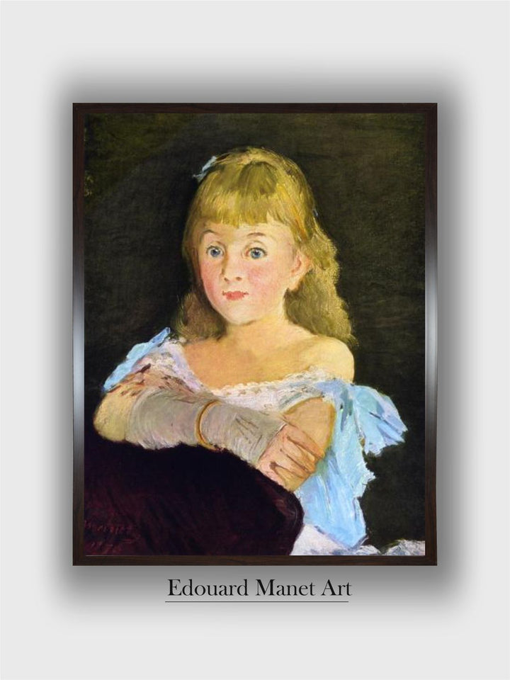 Portrait of Lina Campineanu, 1878 by Edouard Manet