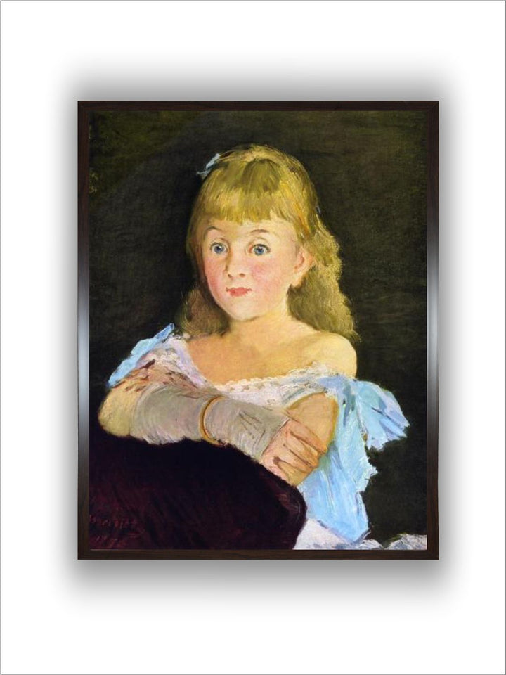 Portrait of Lina Campineanu, 1878 by Edouard Manet
