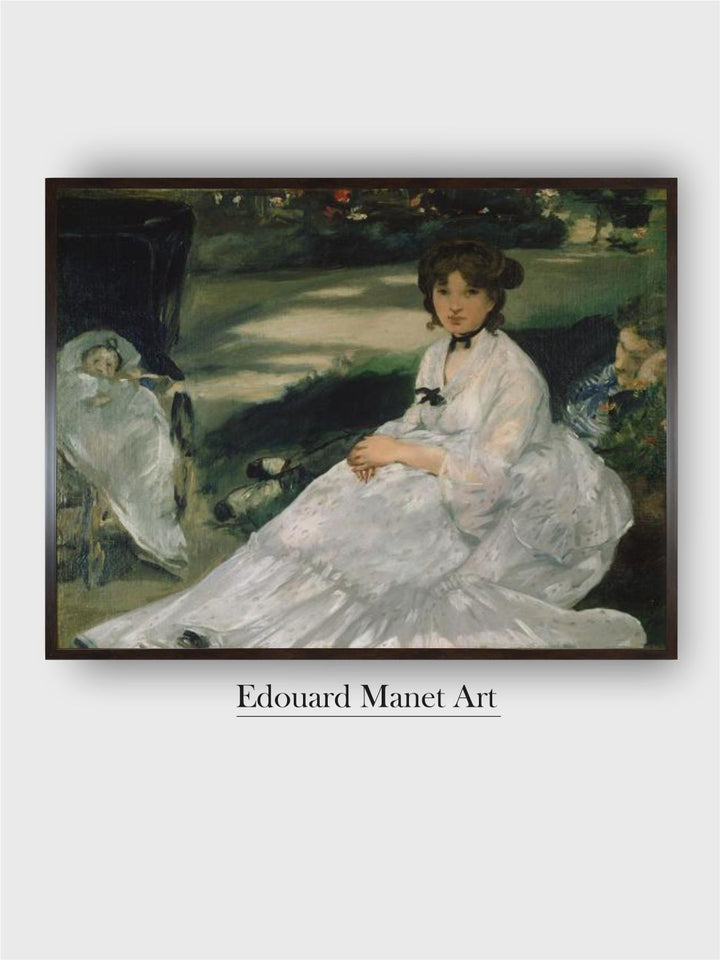 In the Garden, 1870 by Edouard Manet