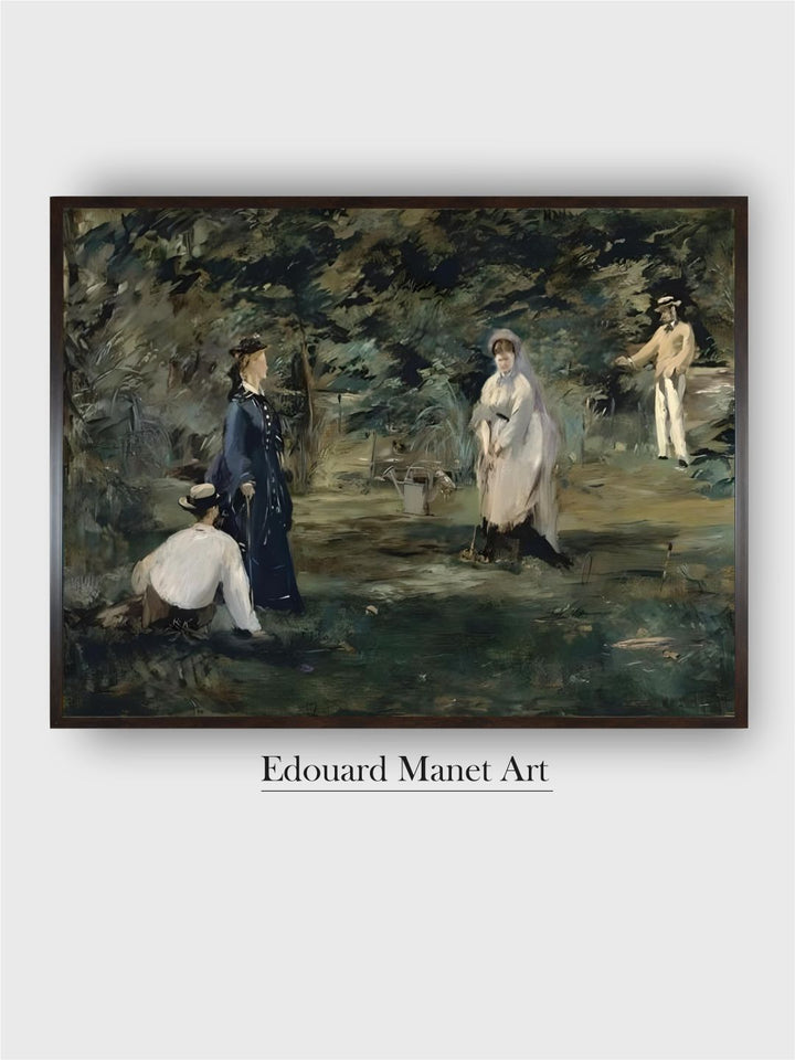 Game of Croquet, 1873 by Edouard Manet