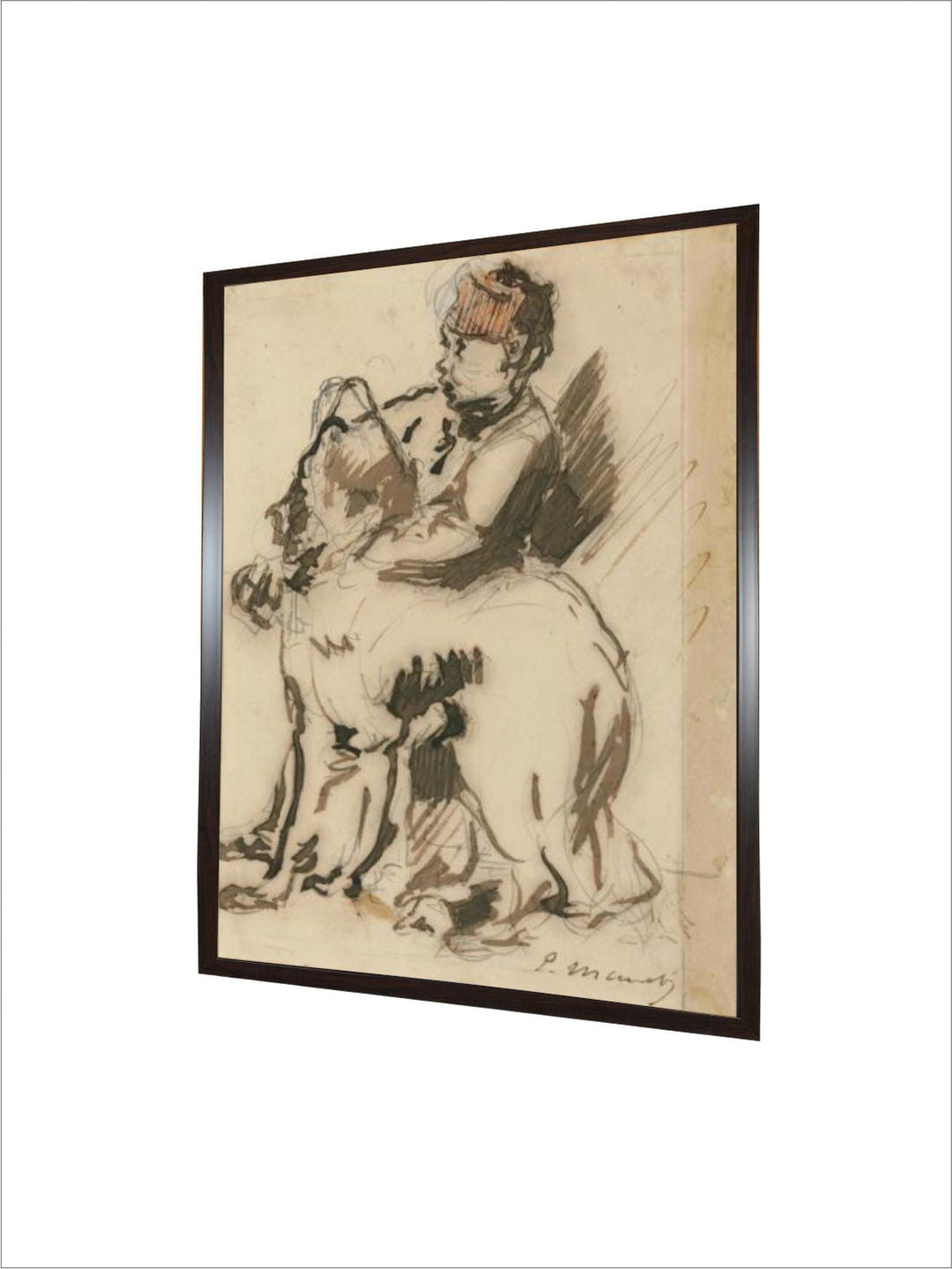 The Child and the dog by Edouard Manet