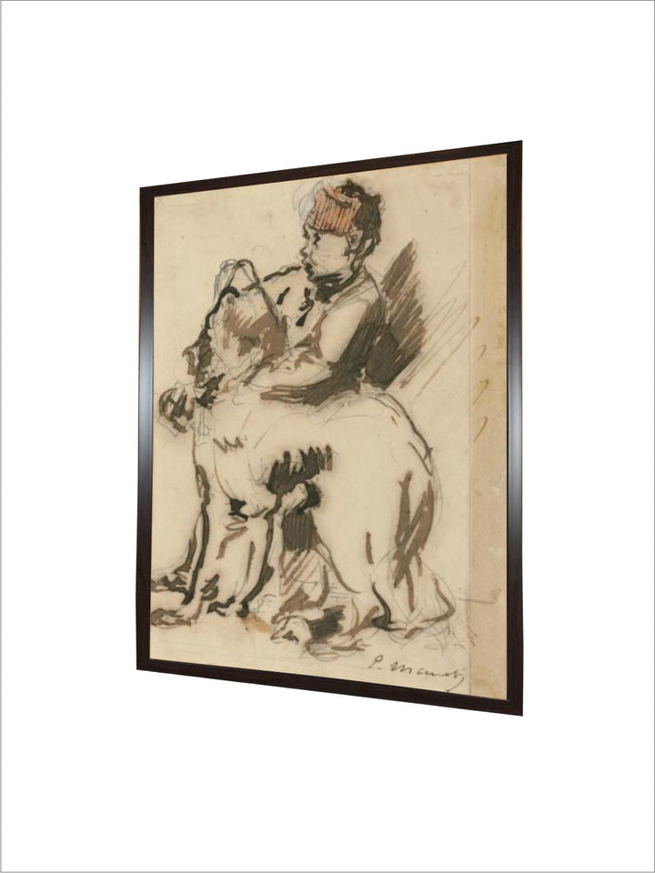 The Child and the dog by Edouard Manet
