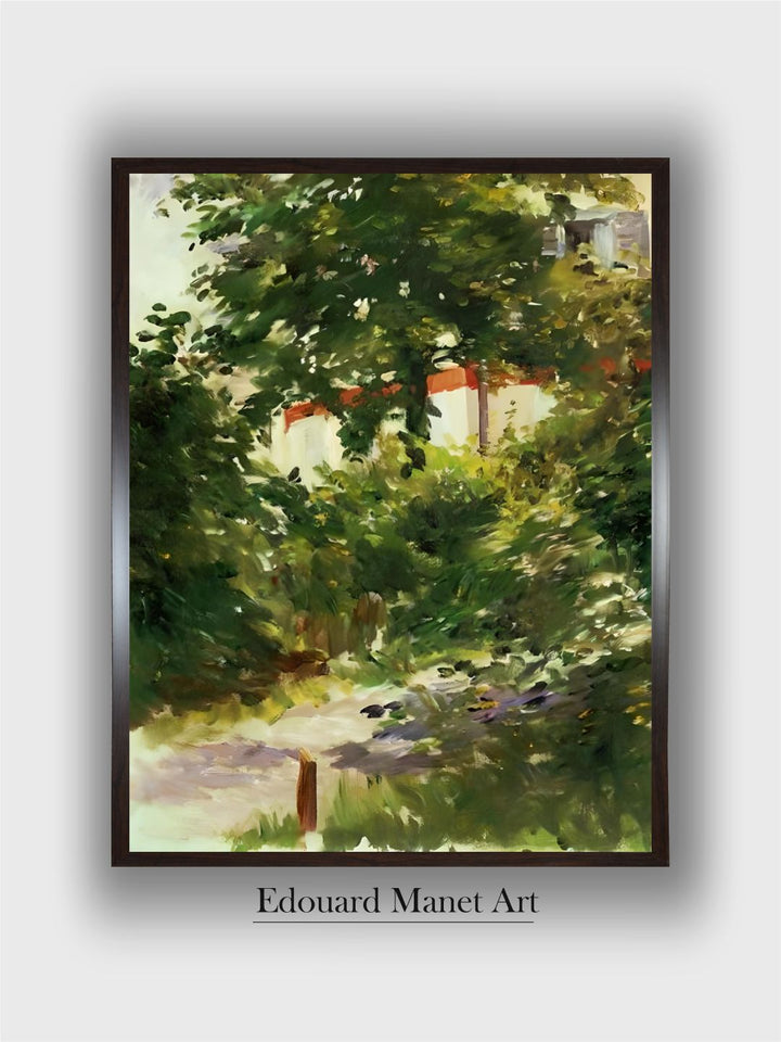 A Corner of the Garden In Rueil, 1882 by Edouard Manet