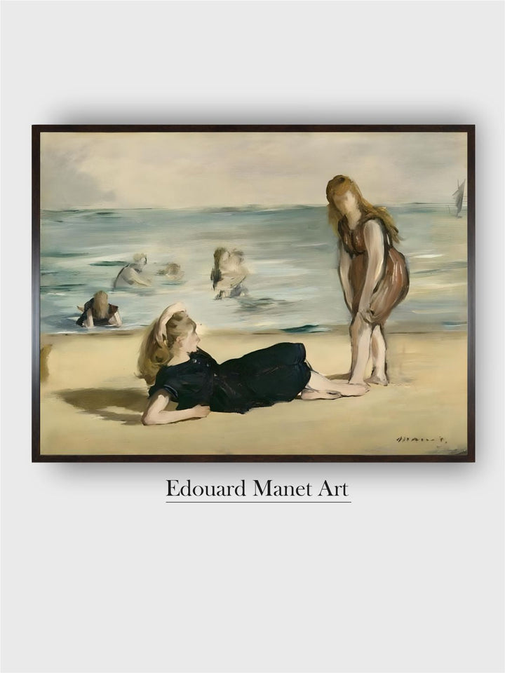 On the Beach, c.1868 by Edouard Manet