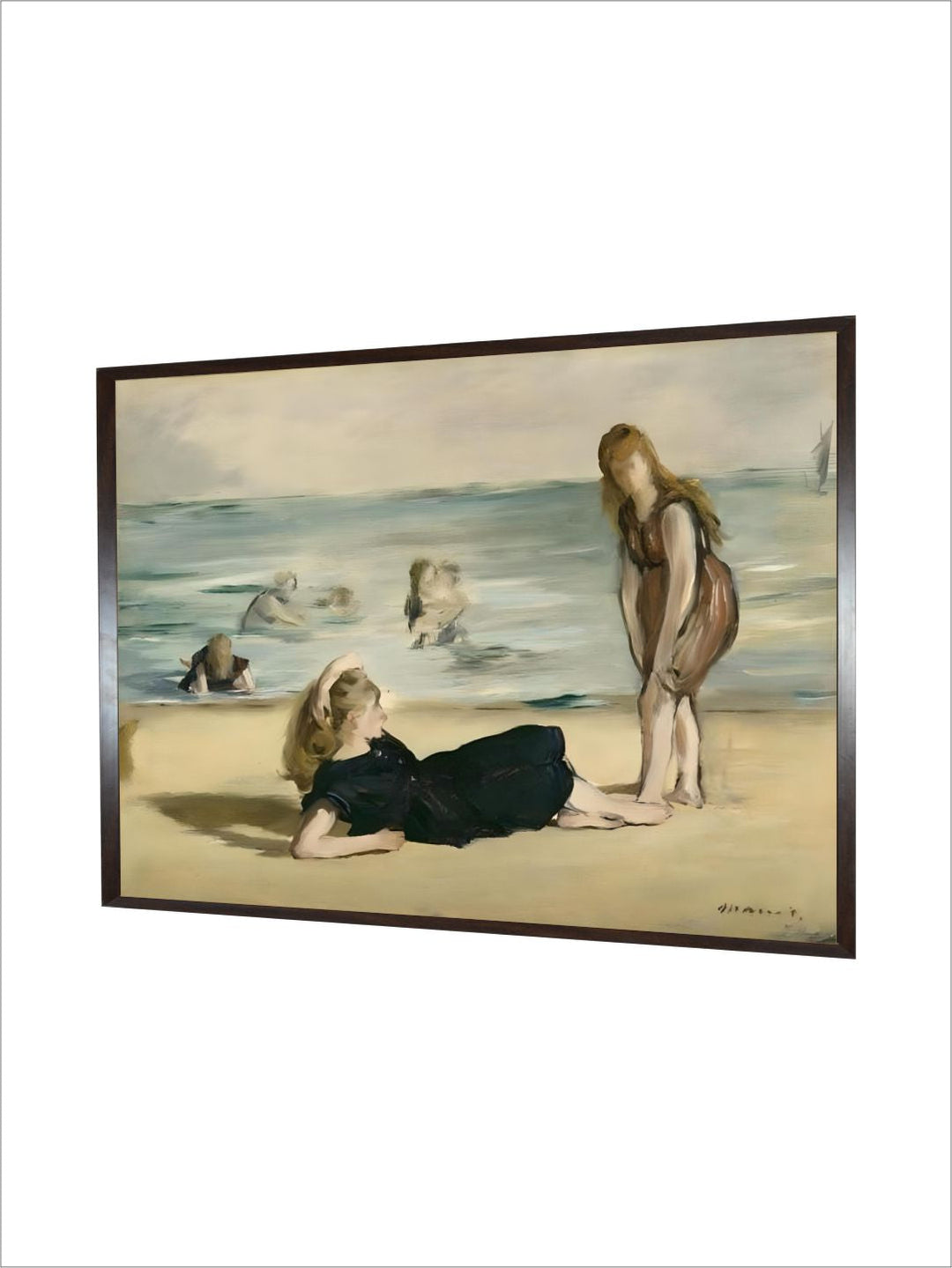 On the Beach, c.1868 by Edouard Manet