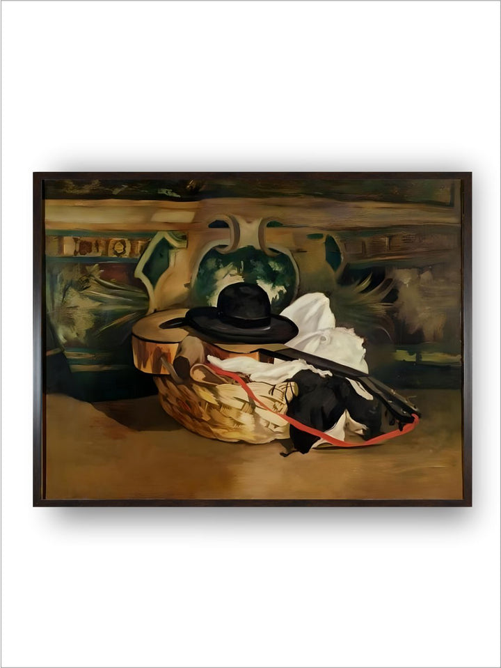 Still Life: Guitar and Sombrero, 1862 by Edouard Manet