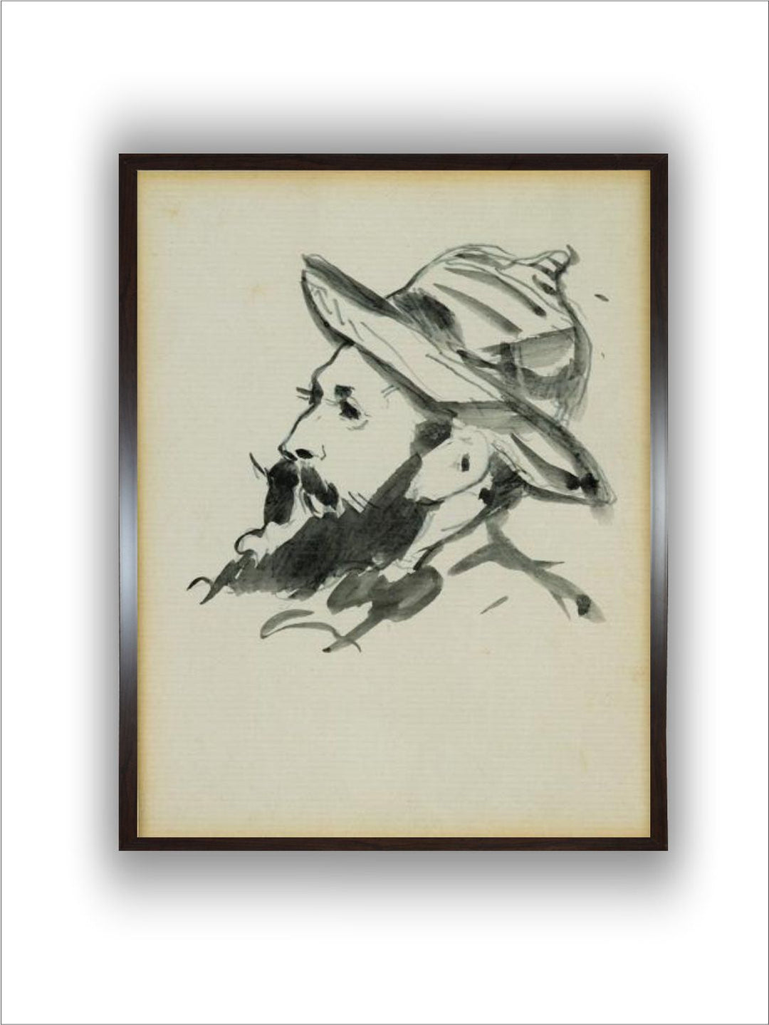 Head of a Man (Claude Monet) 1874 by Edouard Manet