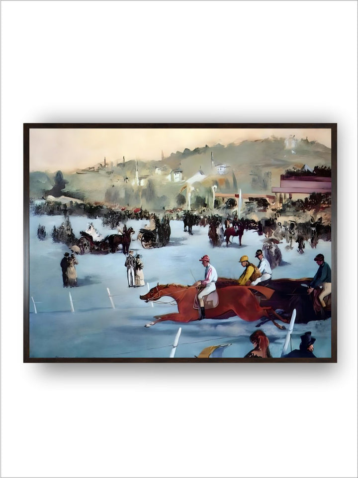 Races At The Bois de Boulogne by Edouard Manet