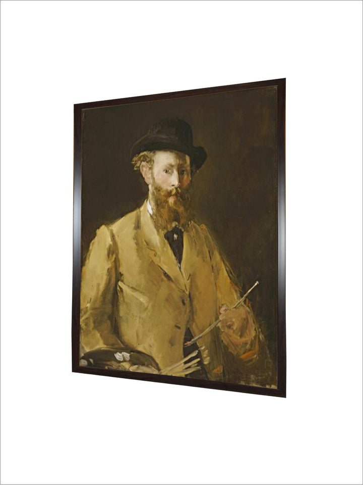 Self Portrait with a Palette by Edouard Manet