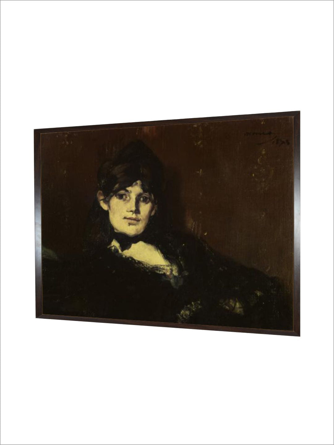 Berthe Morisot Reclining by Edouard Manet