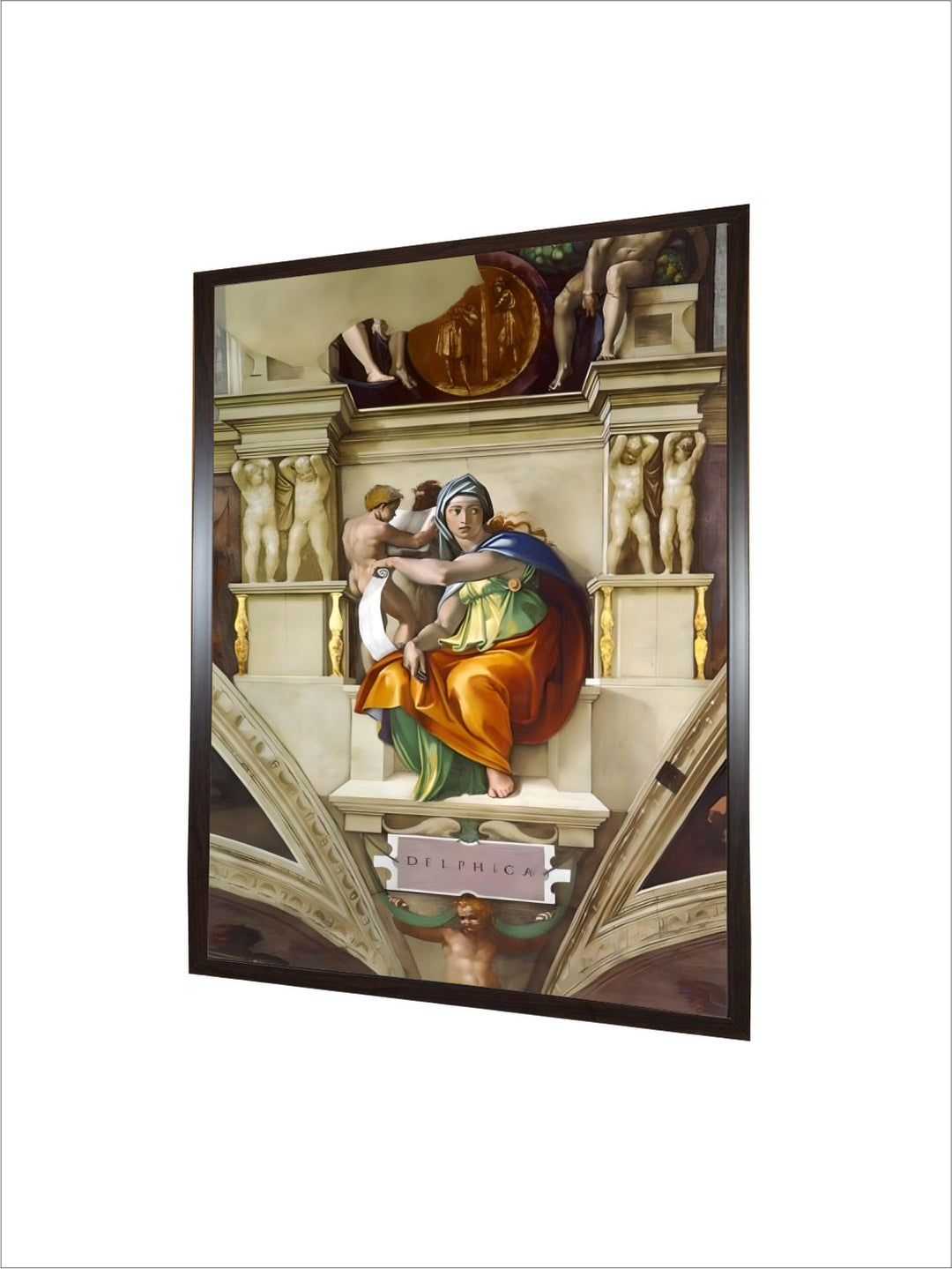 The delphic Sibyl (Sistine Chapel Ceiling in the Vatica), 1508-1512 by Michelangelo Buonarroti