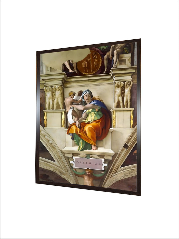The delphic Sibyl (Sistine Chapel Ceiling in the Vatica), 1508-1512 by Michelangelo Buonarroti