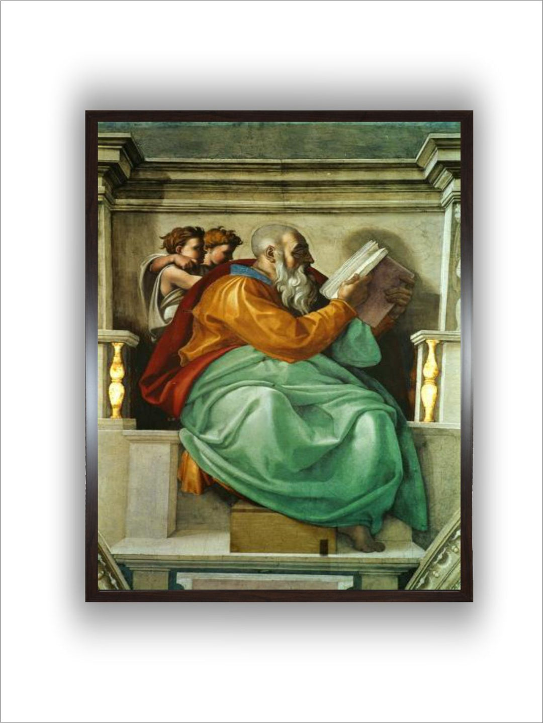 The Sistine Chapel; Ceiling Frescos after Restoration by Michelangelo Buonarroti