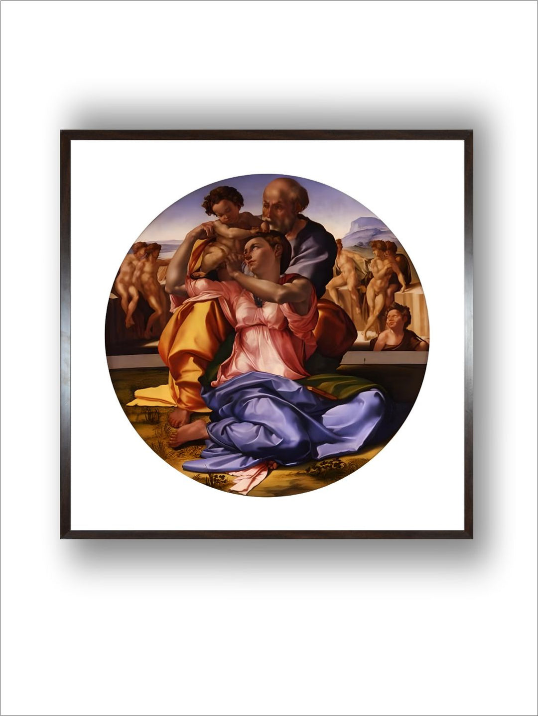 The Holy Family (The doni Tond) by Michelangelo Buonarroti