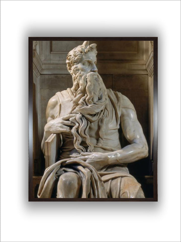 Tomb of Giulio II: Moses, by Buonarroti Michelangelo by Michelangelo Buonarroti