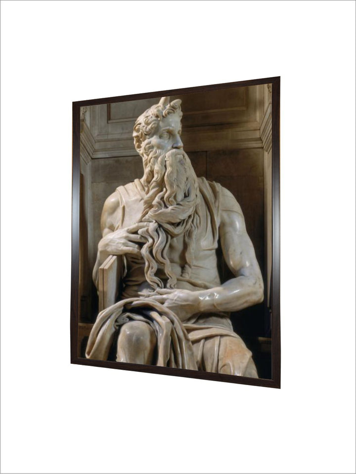 Tomb of Giulio II: Moses, by Buonarroti Michelangelo by Michelangelo Buonarroti