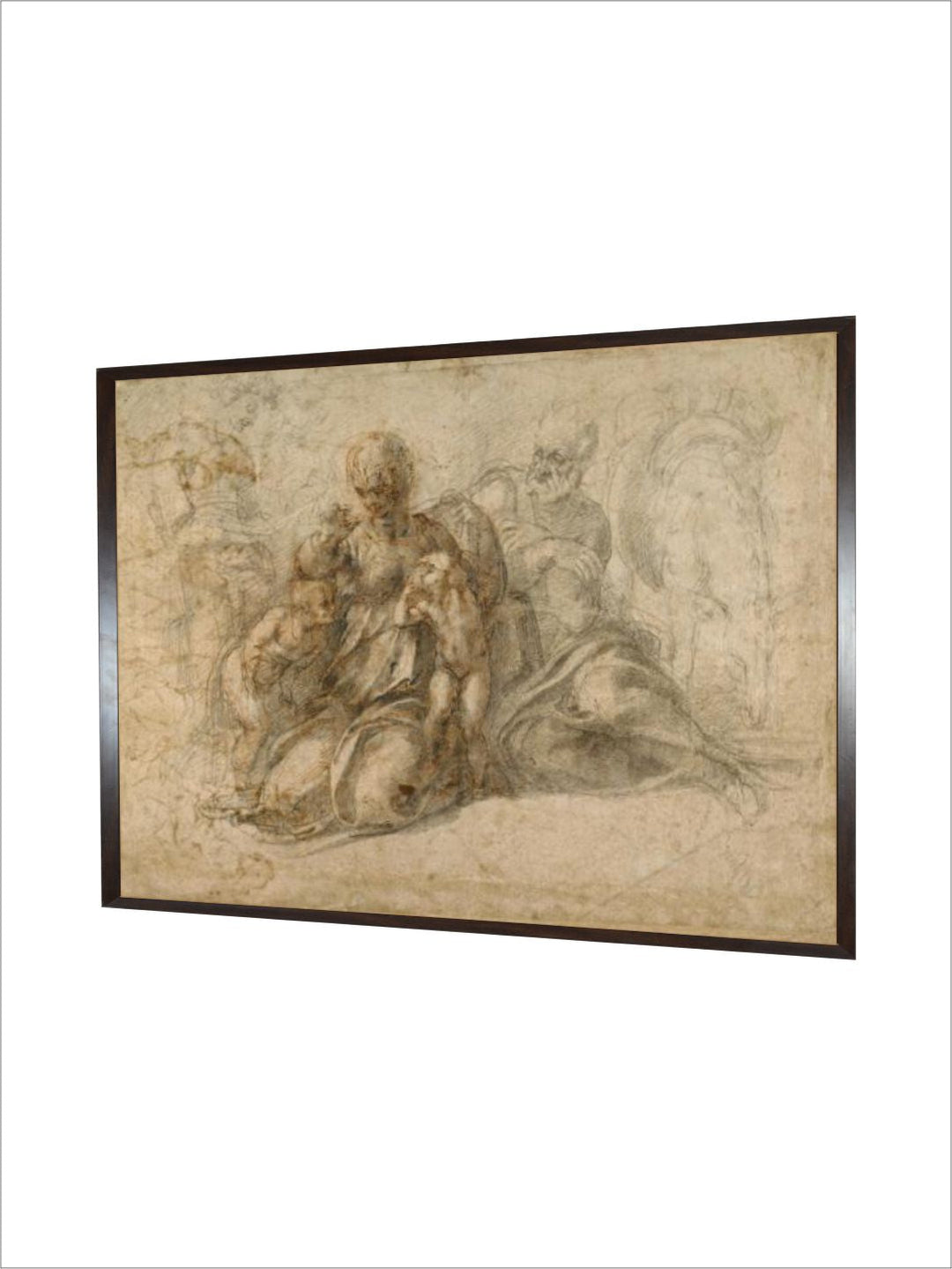 The Holy Family (recto); Amorous Putti (verso) c. 1530 by Michelangelo Buonarroti
