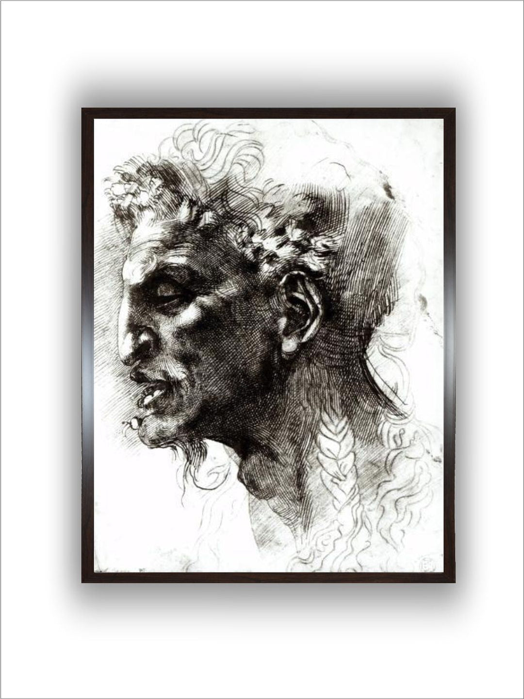 Head of a Satyr by Michelangelo Buonarroti