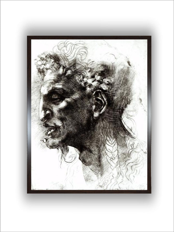 Head of a Satyr by Michelangelo Buonarroti