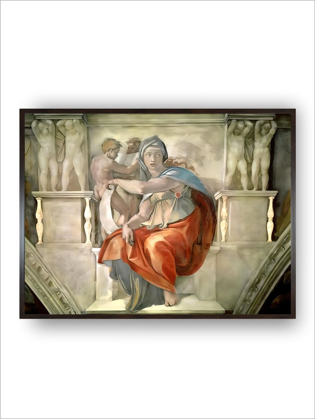 Sistine Chapel Ceiling: delphic Sibyl by Michelangelo Buonarroti