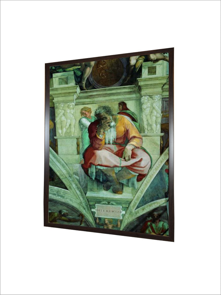 Sistine Chapel Ceiling, Prophet Jeremiah by Michelangelo Buonarroti