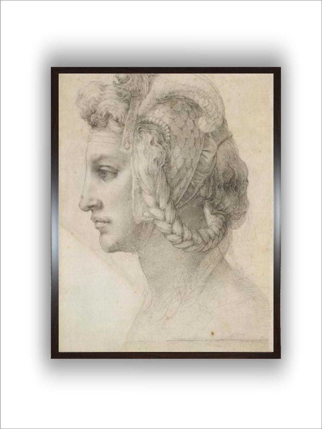 Ideal Head of a Woman by Michelangelo Buonarroti