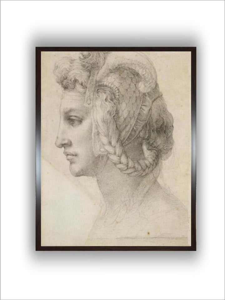 Ideal Head of a Woman by Michelangelo Buonarroti