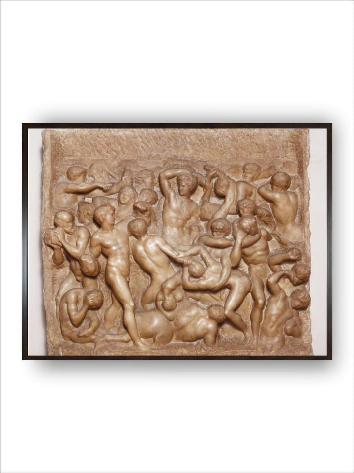 Battle of the Centaurs and Lapiths or Centauromachia by Michelangelo Buonarroti