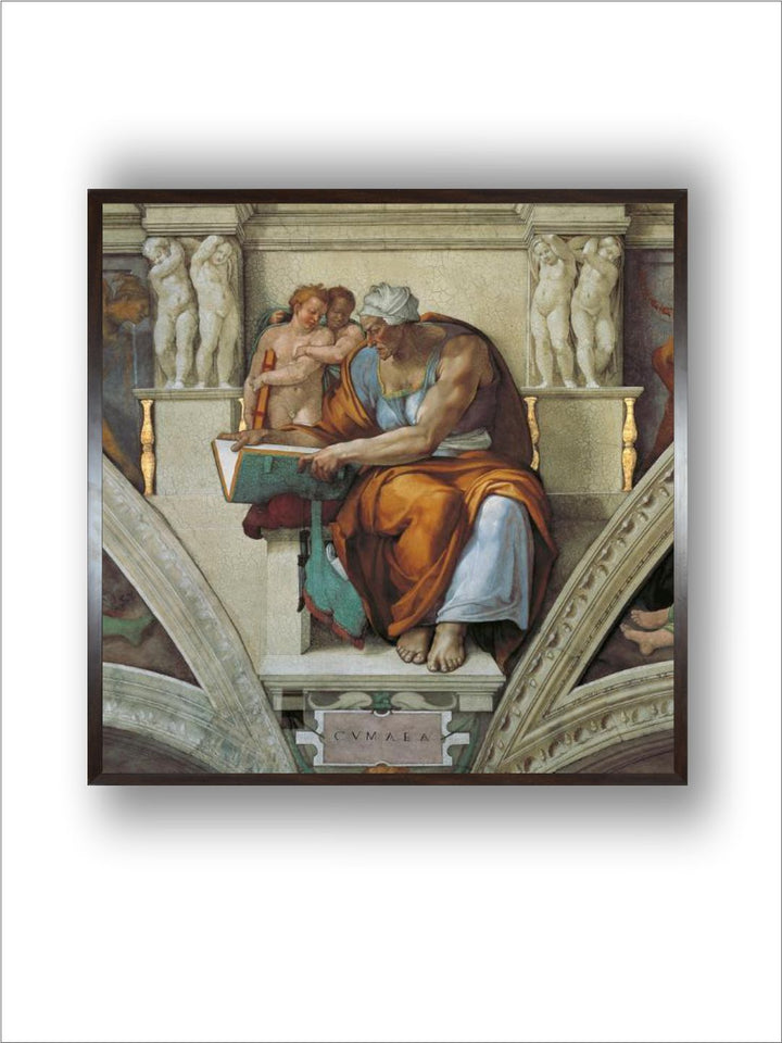 Sistine Chapel Ceiling, Cumaean Sibyl by Michelangelo Buonarroti